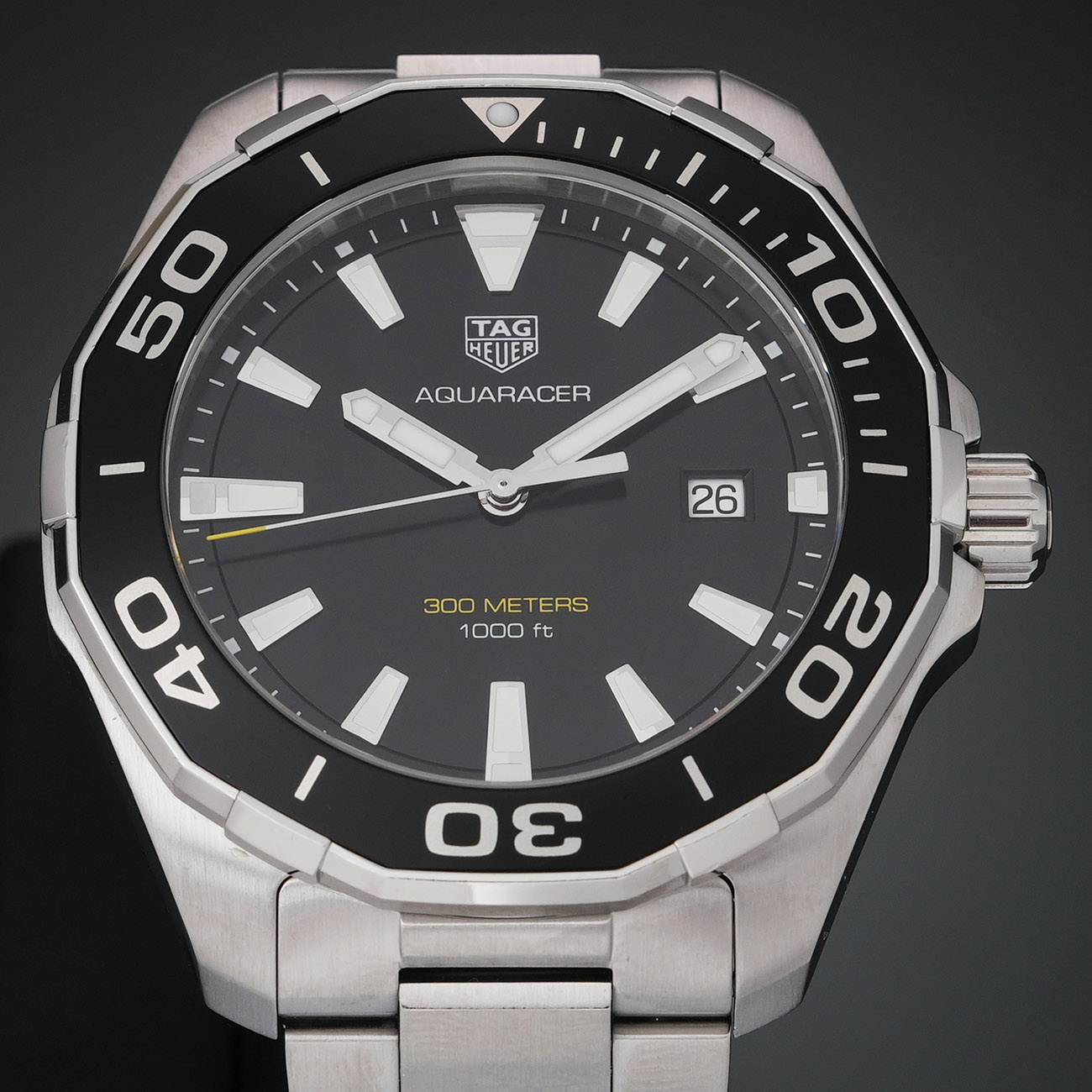 TAG HEUER(USED)태그호이어 아쿠아레이서 43 스틸 쿼츠 WAY101A